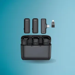 clairbell J13 Wireless Microphone, Noise Reduction Lapel Mic For Vlogging and YouTubeC309 Microphone-picture-17