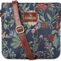the clownfish Blue Women Sling Bag Linda Series Sling for Women Casual For Women Crossbody Bag for College Girls image 2