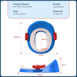 staranddaisy Baby Potty Training Seat/Kids Toilet Seat 1-5 Years with Child Safety Potty Seat image 4
