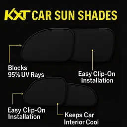 kxt Side Window Sun Shade For Hyundai Grand i10 NIOS image 4