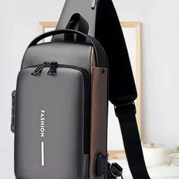 ProArch WomenBuzz Crossbody Massenger Bag Shoulder Strap With with Lock USB Charging Waist bag-image-33