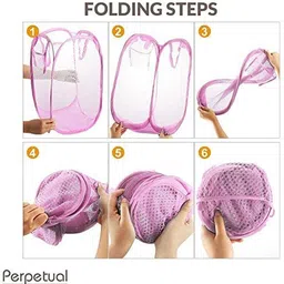 kudos enterprises 30 L Multicolor Laundry Basket image 4