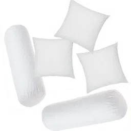 gtx Microfibre Bolster Pack of 5 Solid Classic Series Set Of 3 Cushion & 2-picture-19