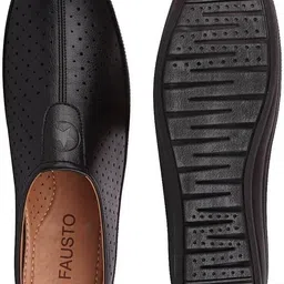 fausto Ethnic Festive Fashion Wedding Comfort Lightweight Back Open Jutis and Mojaris For Men image 3