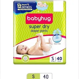 Babyhug Super Dry Pant Style Diaper -Small (S-40) Pcs. - S-picture-24