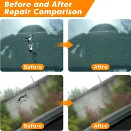 glasselite Car Windscreen Repair Kit, Car Windshield Crack Scratch Resin Repair Tool Kit Windshield Repair Kit image 3