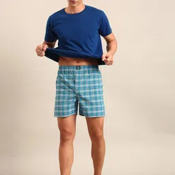 joven Pack of 2 Checkered Men Boxer image 5