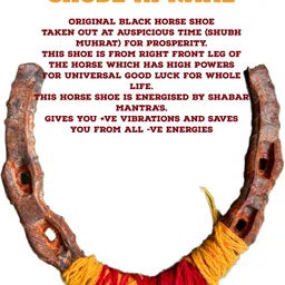 dkb 100% Original Black Horse Shoe Kala Ghoda naal Iron Yantra-picture-15