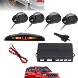 msnp 4Pcs Black Reverse Parking Sound Warning sensor for car Protection-282 Universal Black Reverse Assistance Praking Sensor for car-282 Parking Sensor-picture-18