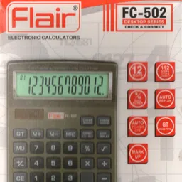 flair FC-502 Desktop Series Check & Correct FC-502 Basic Calculator-picture-12