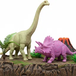 la toys Jumbo Size Dinosaur Toys for Kids – Pack of 2 Big Dinosaur Toy Set image 1