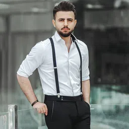 TEEKLOSHOP Y- Back Suspenders for Men image 2