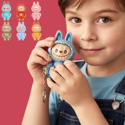 yaykid Labubu Expression Changing Keychain Gift for Boys, Girls, and Kids image 1