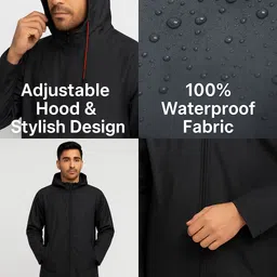 nephar Solid Men Raincoat image 3