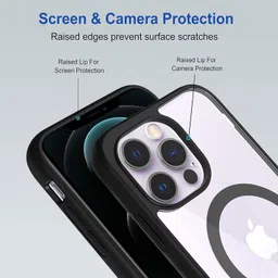 vaprif Back Cover for Apple iPhone 13 Pro, Compatible with MagSafe | Not Yellowing & Scratch-Resistant image 3