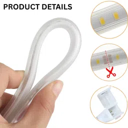 kavyara 800 LEDs 10 m Red Steady Strip Rice Lights image 4