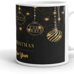 festivecraft Christmas Gift Coffee with Golden Text and Sparkling Festive Effect Ceramic Coffee Mug-picture-25