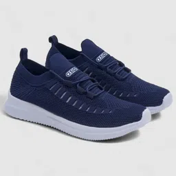 Hattrick-09 sports shoes for men | Latest Stylish Casual sneakers for men | running shoes for boys | Lace up lightweight blue shoes for running, walking, gym, trekking, hiking & party Training & Gym Shoes For Men-image-5