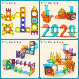 opina Magnetic Light Building Blocks Toy 49-Piece Set Construction Learning for Kids image 4