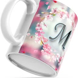 bhumiyaan M Letter Coffee & Cremic Ceramic Coffee Mug-picture-11