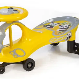 Minion Baby Swing Car With Musical Steering & 360 Degree Rotation Wheels Car Non Battery Operated Ride On-image-23