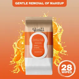 glam21 Make-up Remover Wipes With Vitamin C & Hyaluronic Acid| Remove Waterproof Makeup Makeup Remover image 4
