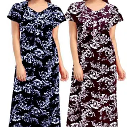 ruishee Pack of 2 Women Nighty-picture-15