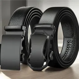 kastner Men Casual, Formal, Party, Evening Black Synthetic Belt image 1