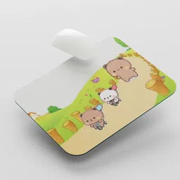 UNIARAWALAS Non-Slip Brain ,DUDU BUBU Cartoon MPM-196 Non Slip Base Mousepad image 1