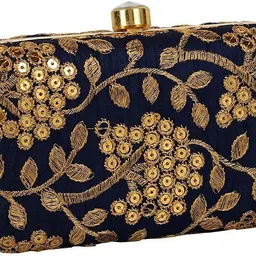 d'vine luxe Casual Blue Clutch image 2