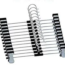 Steel Saree Pack of 12 Hangers For Saree-image-2