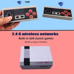 PTCMart 620 Wireless TV Mini game Console built-in Retro Games with contra, Mario etc... 32 GB with in-built games image 2