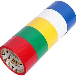 dfix Single-Sided Five Colour Tapes Green, Yellow, Red, White, Blue Each 2 Inch Wide X 25 Metres Length (Manual)-picture-11