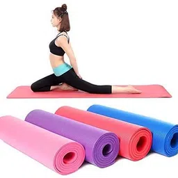 abodric YOGAMATBLACK Black 4 mm Yoga Mat image 4