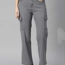 high waist Women Cargos image 2