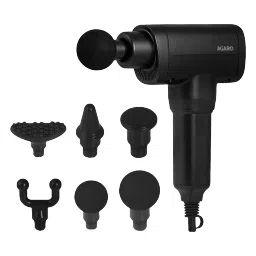 AGARO Impact Electric Gun Body Massager (6 Interchangeable Massage Heads, 33659, Black)-picture-26