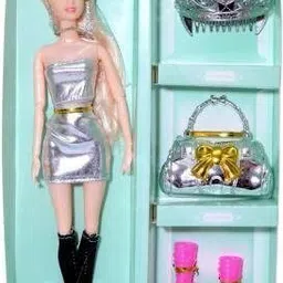 savanshree New Girl Fashion Doll and Accessories with Foldable Hands and Legs for Kids-picture-42