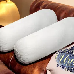 urmila creation Round Microfibre Solid Bolster Pack of 2-picture-18
