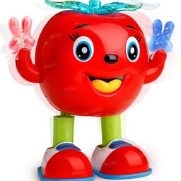 fiddlerz Dancing Apple Toy with Light & Music Battery Operated Sound Toy Educational Fun-picture-11