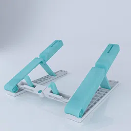 STRIFF FLSB 3-in-1 Laptop Stand for Desk, mobile stand ,tablet stand Plastic Desk Stand Laptop Stand with Adjustable Height Compatible with Universal Laptops image 2