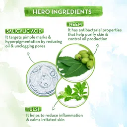 mamaearth Neem Pimple Care with Neem & Salicylic Acid Face Wash image 3