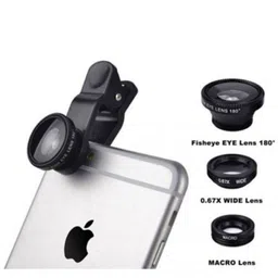 Mobcam Ultra HD Wide Angle L53 3 in 1 Macro Lens Mobile Camera Lens, Fish Eye Mobile Phone Lens image 4
