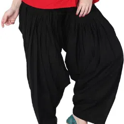 avinzo Cotton Blend Solid Women ["Black"] Salwar-picture-13