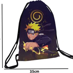 hmfurrys finest Lightweight Printed Drawstring 12 Litre Small Sports/Gym Bag for Men & Women Waterproof Backpack image 3