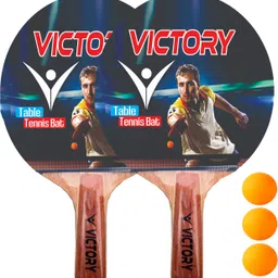 victory Power TT Bat Pink / Black Black, Pink Table Tennis Racquet-picture-38