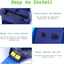 bestie toys Mini RCcar Watch Toys 2.4GHz Detachable WatchCar USB Charging Cartton RCcar Min image 5