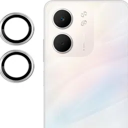 KHR Back Camera Lens Ring Guard Protector for OPPO A5x 5G , HQ 9H Camera Glass Metal Ring Protector image 1