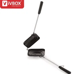 ivbox Eco-Plus Non-Stick Aluminium Gas Sandwich Toaster Maker Toast image 3