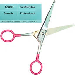 sazic Durable 6 Inch Hair Cutting Scissor for Salon & Home Use with Carbon Steel Blade Scissors image 4