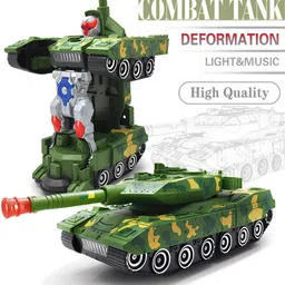 zee Robot Army Combat Tank With Light And Musical Sound Toy For Kids image 2